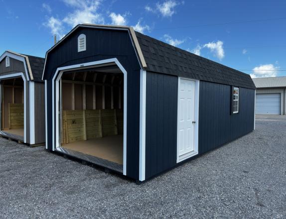 12x28 Dutch Garage with Workbench and Loft